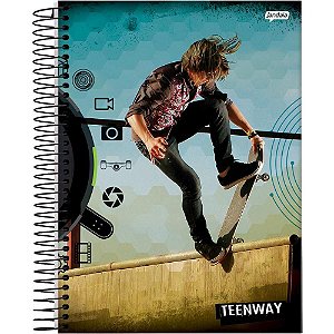 Caderno 15X1 Capa Dura 2020 Teen WAY 300FLS.  PCT com 02