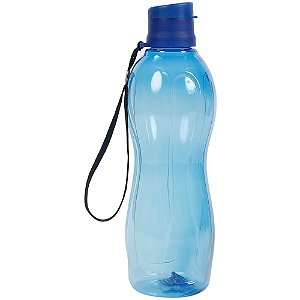 Garrafa Plástica Utility 850ML Azul com ALÇA de Mão