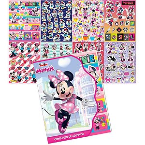 Adesivos Decorados Minnie 8 Folhas MOD. 947 Sortido