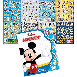 Adesivos Decorados Mickey 8 Folhas Modelo 950 Sortido