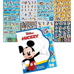 Adesivos Decorados Mickey 8 Folhas Modelo 950 Sortido