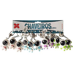 Chaveiro Astronauta 5,5 CM – Blister com 12 Unidades