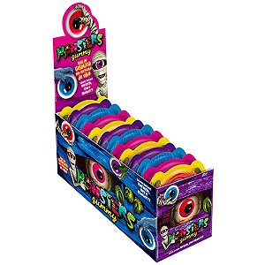 Doce Goma GUMMY Monsters - Display com 15
