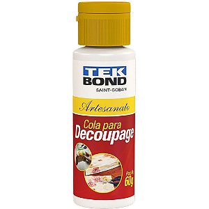 Cola para Decoupage Artesanato 60G Caixa com 6 Unidades