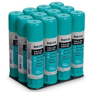 Cola em Bastão Bazze 10G Pacote com 12