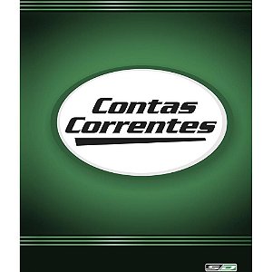Livro Conta Corrente 1/4 50 Folhas Pacote com 10