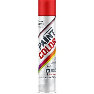 Tinta SPRAY Paintcolor 400ML Vermelho 200G