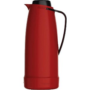 Garrafa Térmica Rosca Bule Dama Vermelho Roma 1L