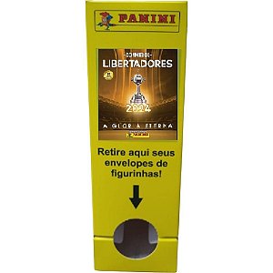 Figurinhas Libertadores 2024 - Dispenser com 100 Envelopes