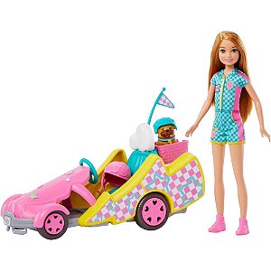 Barbie Family Stacie AO Resgate GO-KART