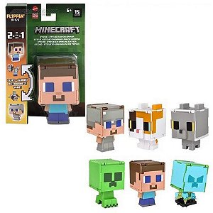 Boneco e Personagem Minecraft Vanilla Flippin FIG
