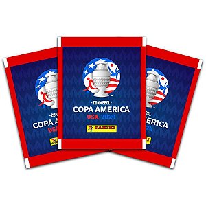Figurinhas Copa América 2024 ENV.COM 5 Display com 200