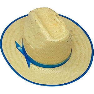 Chapéu Junino Texano Natural Pacote com 06