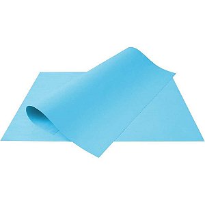 Papel Cartolina Azul Escolar 50X66CM 140G Pacote com 100