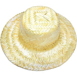 Chapéu Junino Boneca Frisada Pequeno Pacote com 12