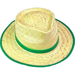 Chapéu Junino Guri Natural Infantil - Pacote com 06
