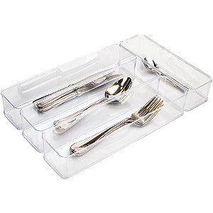 Kit de Organizadores Encaixa 4 Peças 36,5X21,9X5,4CM