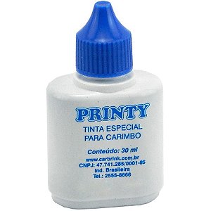 Tinta para Carimbo Automático 30ML Azul
