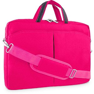 Pasta para Notebook 15,6" com ALÇAS de Mão e OMBRO Removíveis - Rosa
