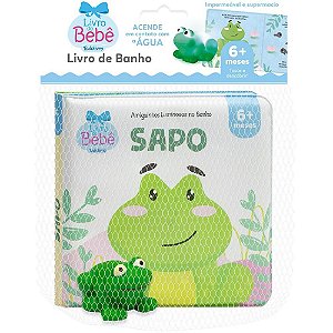 Livro para Banho Amiguinhos Luminosos Sapo