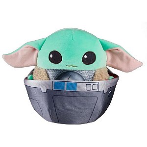 Pelúcia STAR WARS Grogu NO Carrinho 18CM