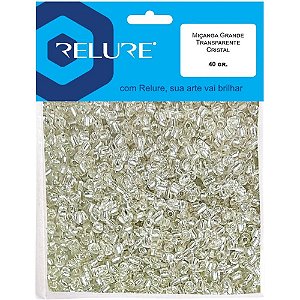 Miçanga Cristal TRANSP. 40G. Grande