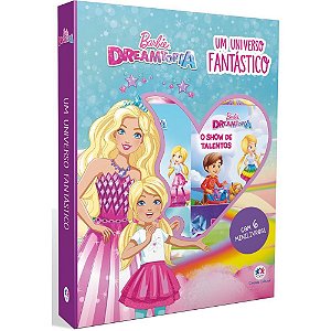 Livro Brinquedo Ilustrado BOX Barbie com 6 Mini Livros