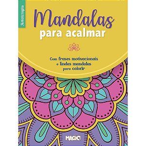 Livro de Colorir Mandalas P/ACALMAR 27X20 48PGS