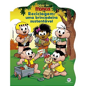Livro Infantil Ilustrado Recortado T. da Mônica 28X21CM