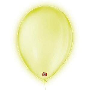 Balão Imperial N.090 Neon Amarelo - Pacote com 2