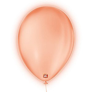 Balão Imperial Nº 90 Neon Laranja Cítrico Pacote com 25