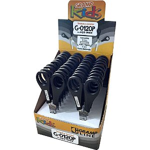 Tesoura Escolar G-0120 Preta 13CM  Caixa com 20