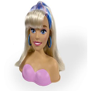 Boneca Barbie STYLING Head Totally Hair com 9 Acessórios