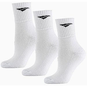 Meia Cano Médio 39-44 BC - Pacote com 03 Pares