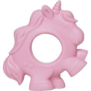 Mordedor Infantil Unicórnio Rosa