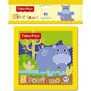 Livro para Banho Fisher Price Hipopótamo 14X14
