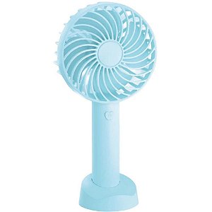 Ventilador USB Portátil 3 Velocidades Azul