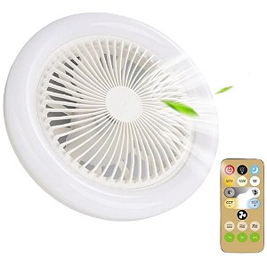Ventilador Lâmpada LED com 3 Velocidades 30W