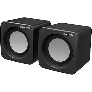 Caixa de Som para Computador 5W Conexão P2/USB Preta