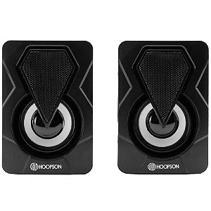 Caixa de Som para Computador 6W RMS com Conexão P2 e LED RGB