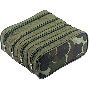 Estojo Lona Quadruplex Camuflado 21X19X9CM