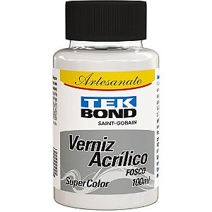 Produto para Artesanato Verniz Acrílico Fosco 100ML - Caixa com 06 Unidades