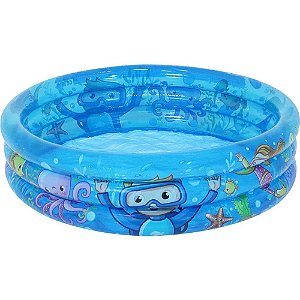 Piscina Inflável Infantil Meu Oceano 88 Litros