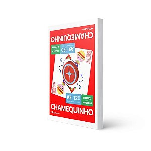 Papel Sulfite A3 Chamequinho 120G - Pacote com 50