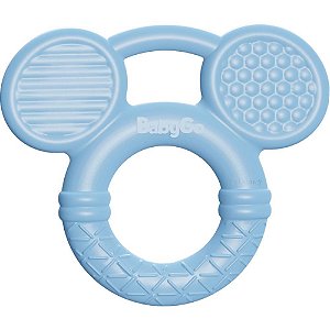 Mordedor Infantil Mickey Azul em PVC Atóxico