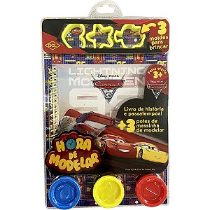 Livro Brinquedo Ilustrado Hora de Modelar Carros com Massinha