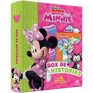 Livro Brinquedo Ilustrado BOX de Histórias Minnie com 6