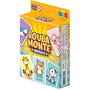 Jogo de Cartas Rouba Monte Animais