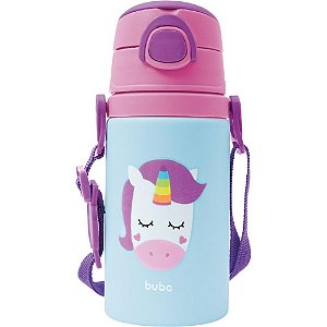Garrafa de Alumínio Animal FUN Unicórnio 450ML