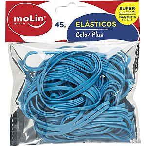 Elástico Colorido Azul 45G.